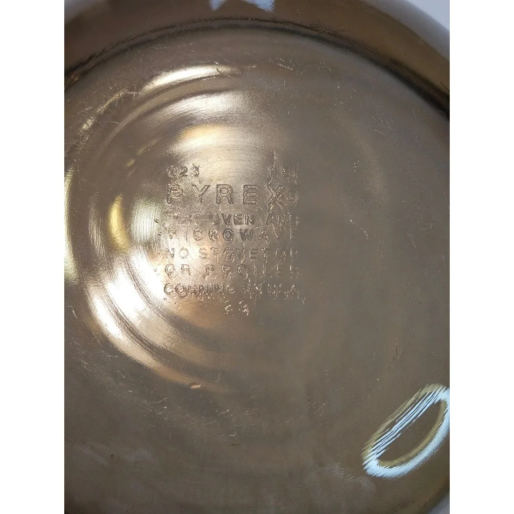 Pyrex Mixing Bowl Amber‎ Glass Vintage Kitchenware #322 1C BB-5